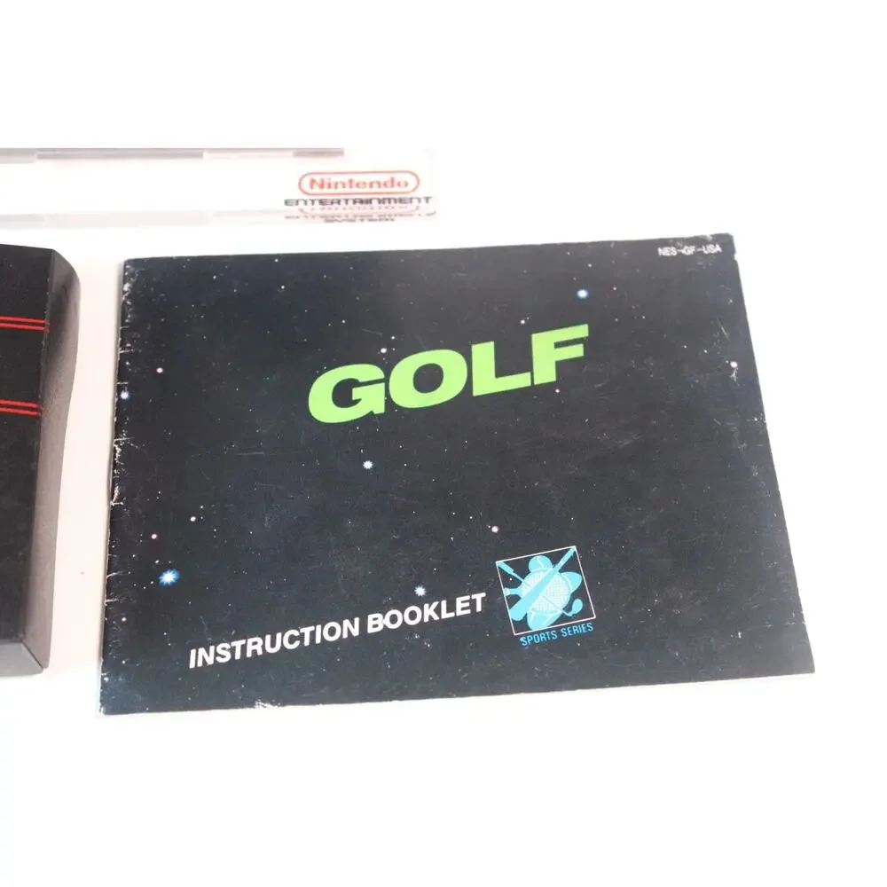 Golf (Nintendo NES) Authentic, Game Cart + Manual + Sleeve, Tested/Works